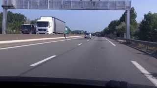 Calais Ferry Port  arrival from the south on N216 A216 [upl. by Enymsaj]