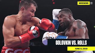 FULL FIGHT  Gennadiy quotGGGquot Golovkin vs Steve Rolls DAZN REWIND [upl. by Margareta751]