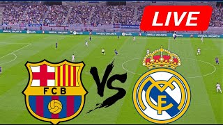 🔴LIVE Real Madrid vs Barcelona  International  Club Friendlies  Match live now [upl. by Trevar890]