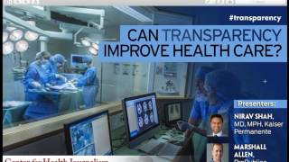 Webinar Can Transparency Improve Health Care Quality [upl. by Seadon527]