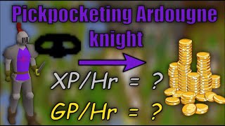 OSRS 2023 Pickpocketing Ardougne knight [upl. by Airdnua]