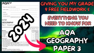 Everything you need to know GCSE Geography Paper 3 All of my Grade 9 FREE fieldwork [upl. by Annabell]