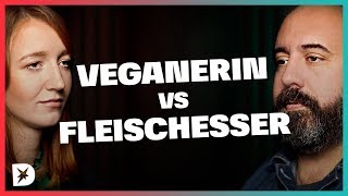 Veganerin vs Fleischesser Dürfen wir Tiere zum Essen töten  DISKUTHEK [upl. by Flemings]