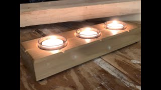 Basic Votive Candle Holder Beginner Project  S1E2 [upl. by Ecnarret]