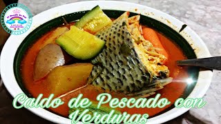 CALDO DE PESCADO🐟CON VERDURAS [upl. by Kenney788]