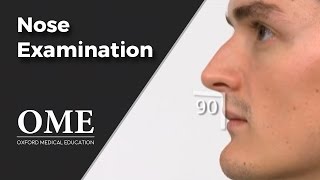 Nose Examination Inspection  ENT [upl. by Maggee]