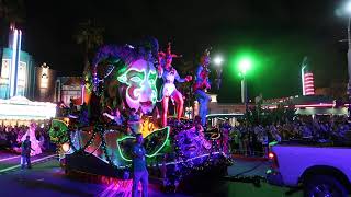 ITS FAT TUESDAY Universal Studios Mardi Gras 2024 Full Parade [upl. by Ahsikyt763]