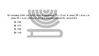 Pregunta 16 Matemáticas Guía EXACER COLBACH 2024 [upl. by Darla]