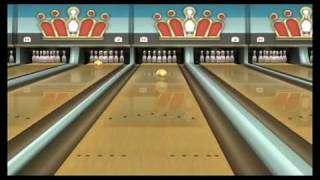 Wii Sports Resort  Bowling Score 300 Perfect Game [upl. by Nayab640]