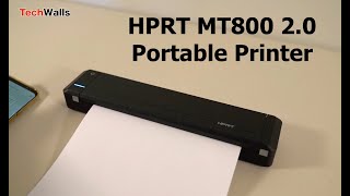 HPRT MT800 20 Thermal Transfer Portable Printer  Unboxing amp Testing [upl. by Lupe]