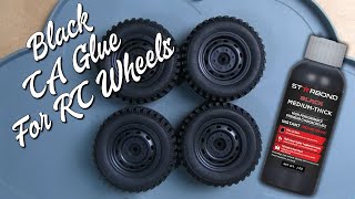 Starbond Black CA Glue on RC Tyres [upl. by Carmena851]