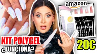 PRUEBO UN KIT DE UÑAS POLYGEL DE 20€ DE AMAZON ¿FUNCIONA [upl. by Ardnuahc]