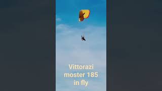 paramotor Vittorazi moster 185 in fly demo [upl. by Goodrich466]