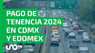 Pago de tenencia 2024 en CDMX y Edomex exentos y todo lo que debes saber del trámite [upl. by Losiram]