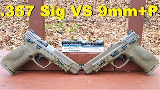 357 Sig VS 9mmP  Corbon Classic JHP Ammunition  Ballistic Gel Test [upl. by Leinehtan813]