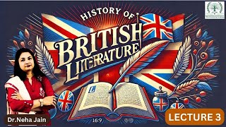 HISTORY OF BRITISH LITERATURE PART  3 ANGLO NORMAN PERIOD 1066 TO 1340 AD BY Dr NEHA JAIN [upl. by Nylesaj]