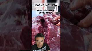 Carne inquieta se puede comer curiosidades supervivencia emergencia [upl. by Nohshan372]