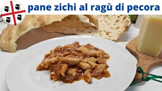 pane zichi al ragù di pecoraancora una meraviglia dalla Sardegna [upl. by Lutim]