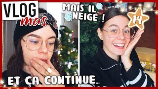 VLOGMAS 14 • Il neige  amp un 2ème sapin 😍 [upl. by Nnylkoorb]