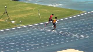 Bahamas 2019 carifta trials 20 boys 110 hurdles [upl. by Ennagroeg]