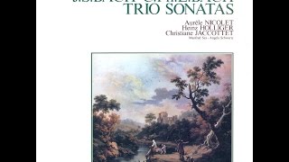 C Ph BACH TRIO SONATAS  Nicolet Holliger [upl. by Analram]