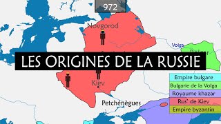 Les origines de la Russie  résumé sur cartes [upl. by Yojenitsirk]