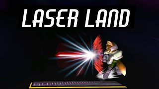 Como hacer Laser Land con Fox en Melee [upl. by Cire330]