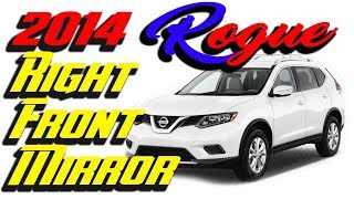 2014 rogue side mirror replacement  2014 rogue door panel removal [upl. by Hniht86]