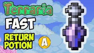 Terraria How To Get POTION OF RETURN  Terraria how to make Potion of Return FULL GUIDE [upl. by Morly]