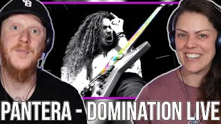 COUPLE React to Pantera  Domination LIVE  OFFICE BLOKE DAVE [upl. by Della332]