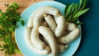 Wurstherstellung Boudin blanc selber machen Video Französische Weißwurst [upl. by Nirrep]