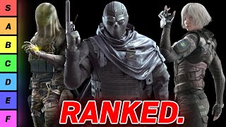 Ranking EVERY OPERATOR in Rainbow Six Siege Y9S1 [upl. by Audsley489]