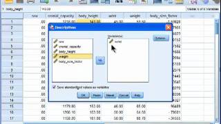 Create zscores  SPSS [upl. by Evangelia]