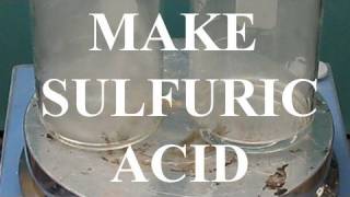 Make Sulfuric acid metabisulfiteoxidizer method [upl. by Tallu]