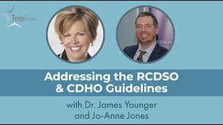 Discussing RCDSO amp CDHO Guidelines with JoAnne Jones amp TempStars founder James Younger DDS [upl. by Sibeal709]