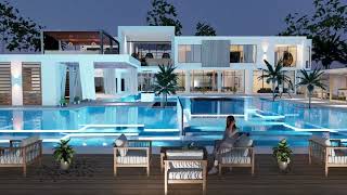 D5 RENDER CHALLENGE II  BEACH HOUSE LAGOS  OPEMZYBIM D5RENDER [upl. by Ffilc]