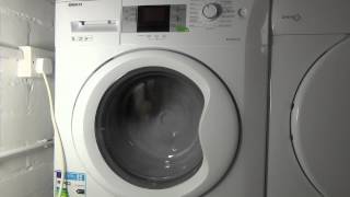 Beko WMB81445L Washing Machine  Synthetics Final spin 1200rpm and unload [upl. by Rybma]