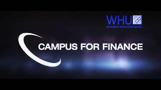 Campus for Finance  WHU New Years Conference 2019  APPLICATIONS ARE OPEN [upl. by Slen]