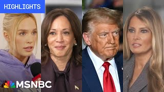 Countdown to the 2024 election Day 28  MSNBC Highlights [upl. by Adniuqal657]