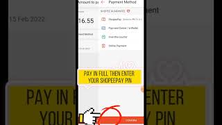 HOW TO PAY SPAYLATER through ShopeePay wallet [upl. by Adnilema]