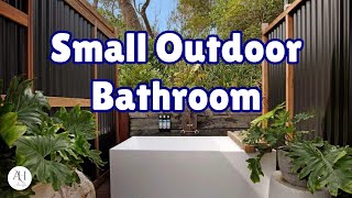 Inspiring Simple Outdoor Bathroom Designs Small Outdoor Bathroom Ideas [upl. by Terraj224]