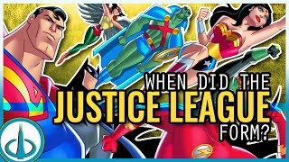 quotJUSTICE LEAGUEquot Animated Series Timeline When Does the SuperTeam Come Together [upl. by Xyla205]