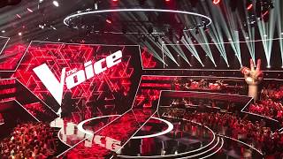 Une soirée dans le public d’un live de The Voice  Photos et vidéos [upl. by Linnie]