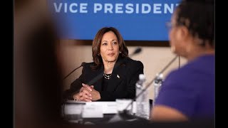 VP Kamala Harris meets with nursing home workers in Wisconsin [upl. by Cliff140]