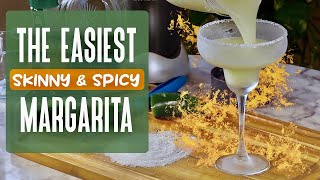 The Easiest Skinny Spicy Margarita Recipe You’ll Ever Make Under 4 Minutes [upl. by Nangatrad118]