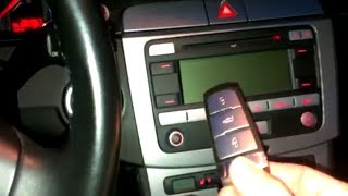 How to start a VW Passat 3C automatic Volkswagen and others with ignition key  wie starten [upl. by Tankoos655]