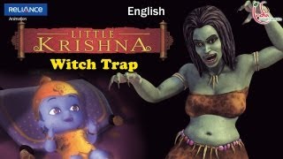 Little Krishna English  Episode 13 Witch Trap [upl. by Edmunda]