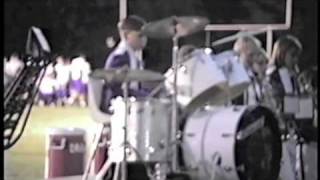 Drummer Timothy Java playing drums on Wipe Out during Homecoming Marching Band [upl. by Shep232]