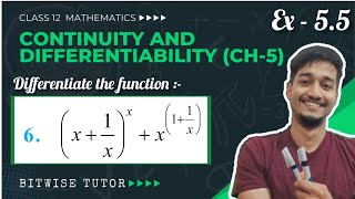 Differentiate the functions given wrt x x1xx  x11x [upl. by Atihana]