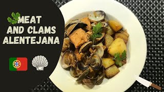 You want to make a delicious Portuguese meal Meat and Shells Alentejana – Very easy recipe [upl. by Adiesirb376]